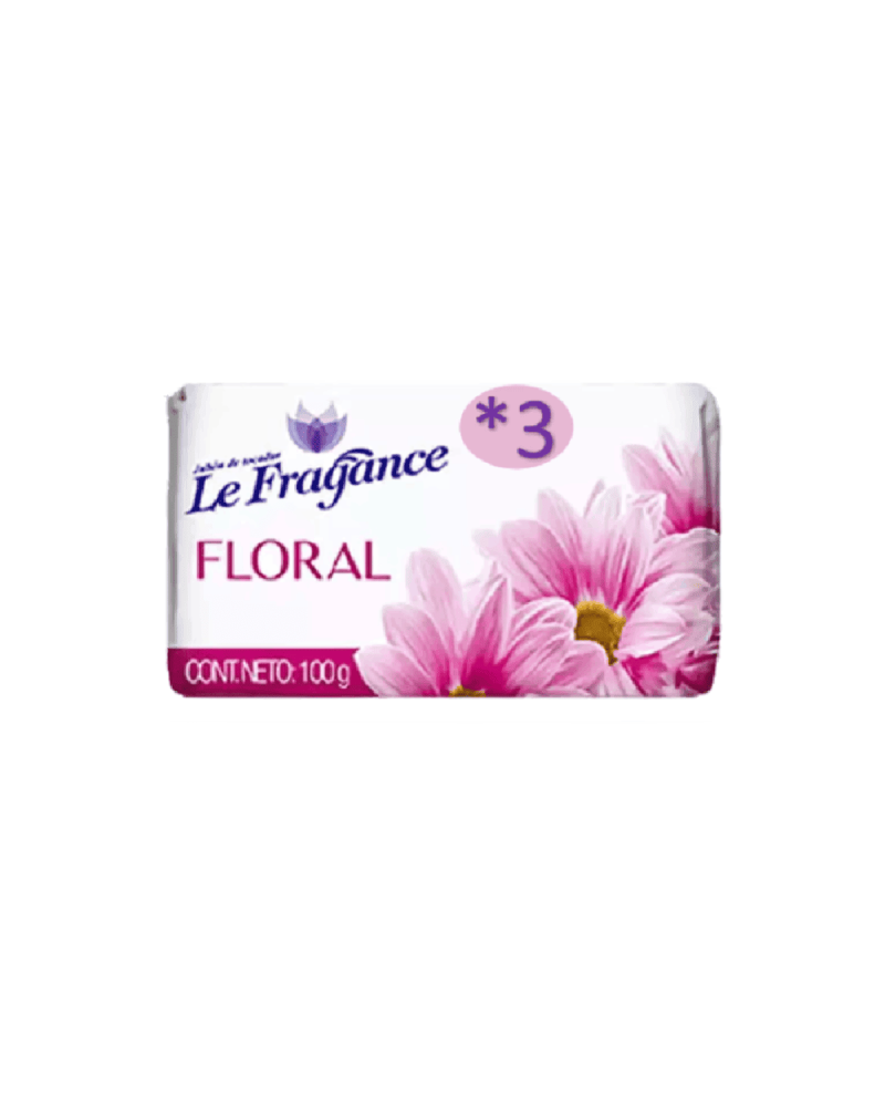 Jabon Fragance Floral X 3 Und 100 Grs