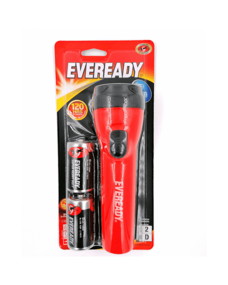 Linterna Eveready Big Red+2 Eveready D